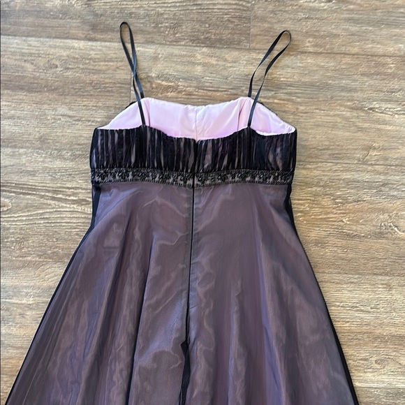 Nicole by Nicole Miller Women's Size 12 High Low Formal Dress Purple Bubble Hem - Picture 10 of 14